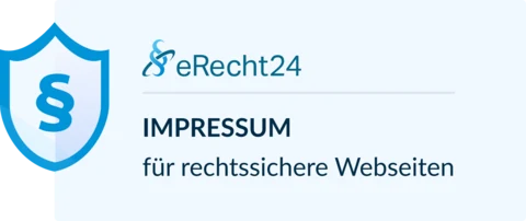 Impressum geprüft durch eRecht24